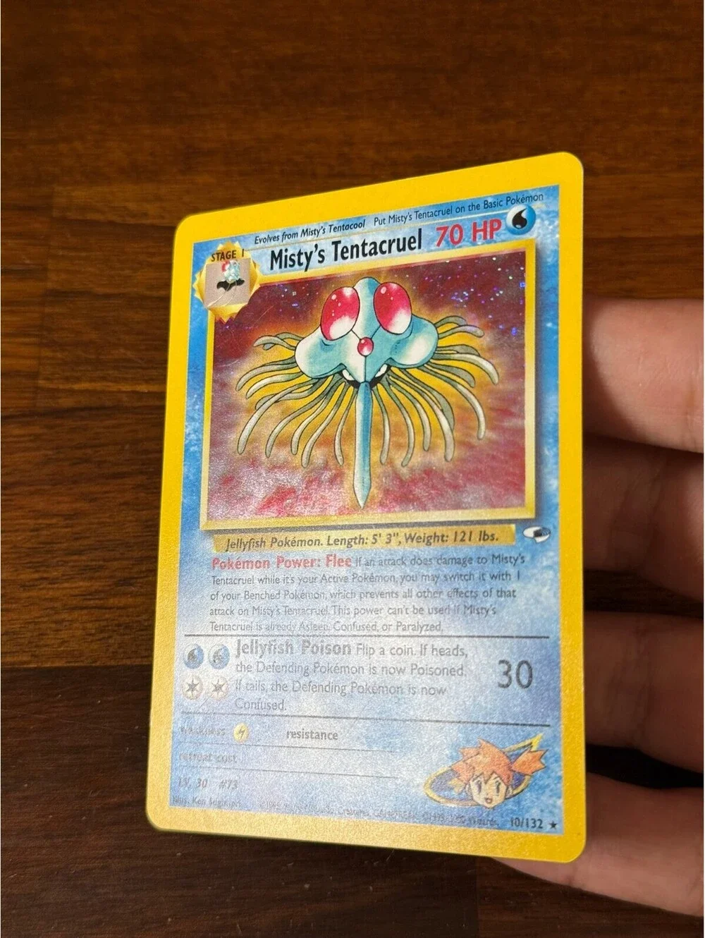 Misty's Tentacruel Holo Rare Pokémon Card #73